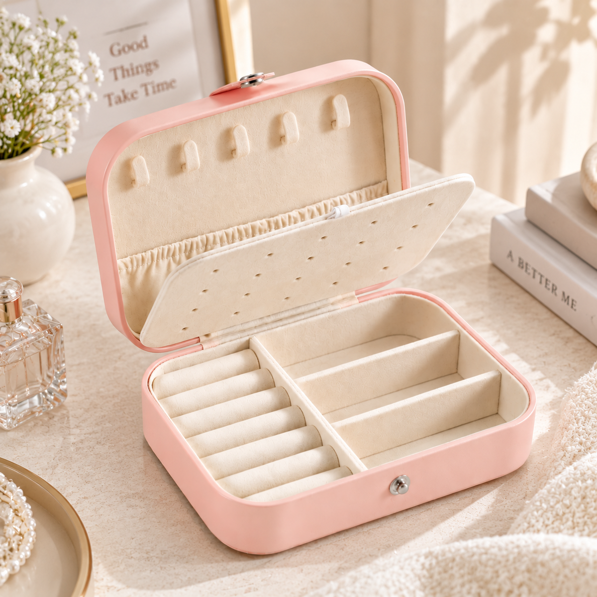 Portable Jewelry Organizer Case