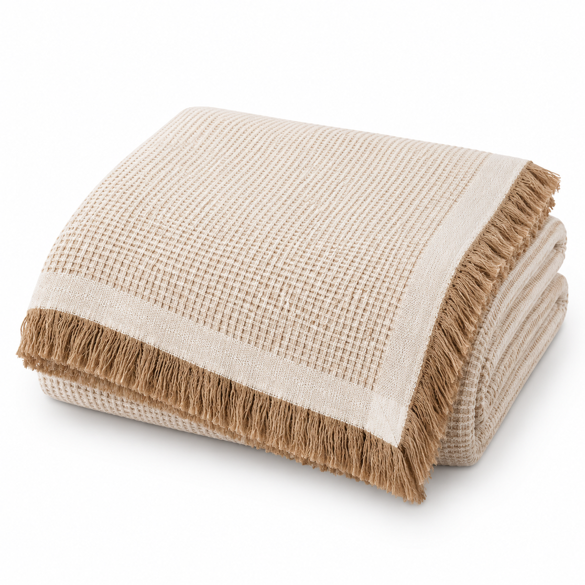Honeycomb Cotton Throw Blanket