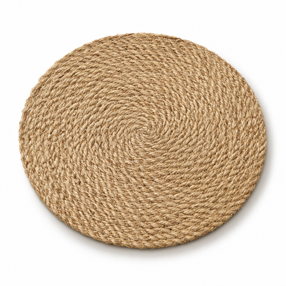 Natural Linen Cotton Rope Woven Placemat
