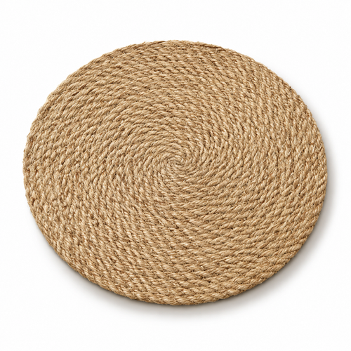Natural Linen Cotton Rope Woven Placemat