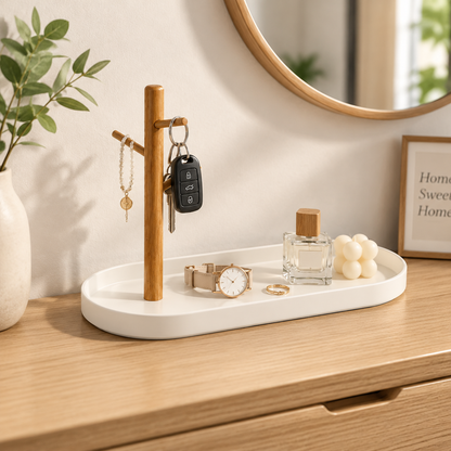 Branch Tray with Key Holder