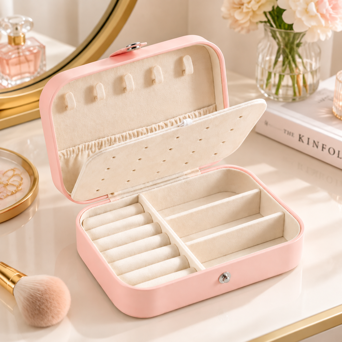Portable Jewelry Organizer Case
