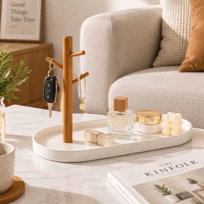 Branch Tray with Key Holder