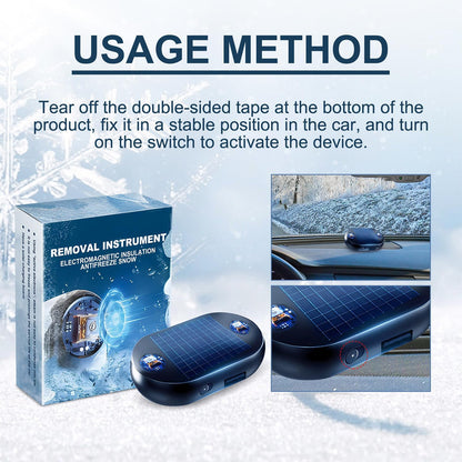 Defrosting device🔥Electromagnetic Anti-Freezing Device ~🔥 Enjoy a clear windshield every winter morning.🔥